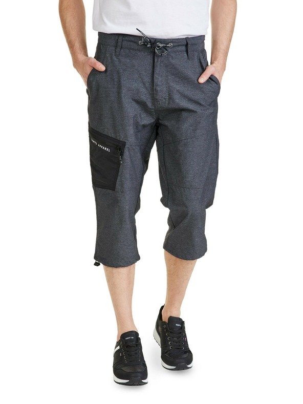 Sam 73 Tmavosivé pánske šortky SAM 73 Sanjay