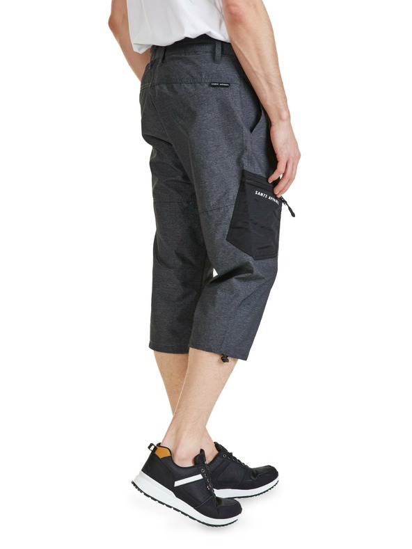 Sam 73 Tmavosivé pánske šortky SAM 73 Sanjay