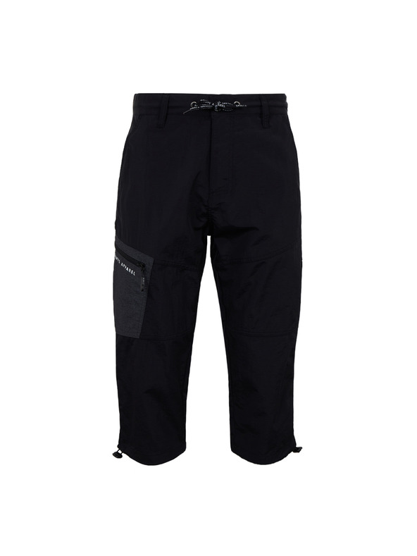 Sam 73 Čierne pánske šortky SAM 73 Sanjay