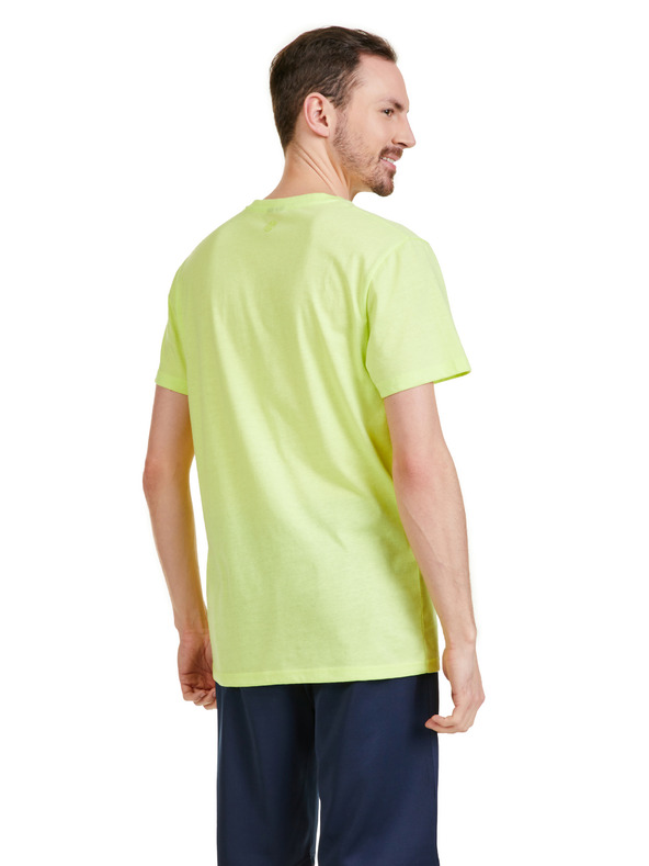 Sam 73 Neónovo žlté pánske tričko SAM 73 Leonard