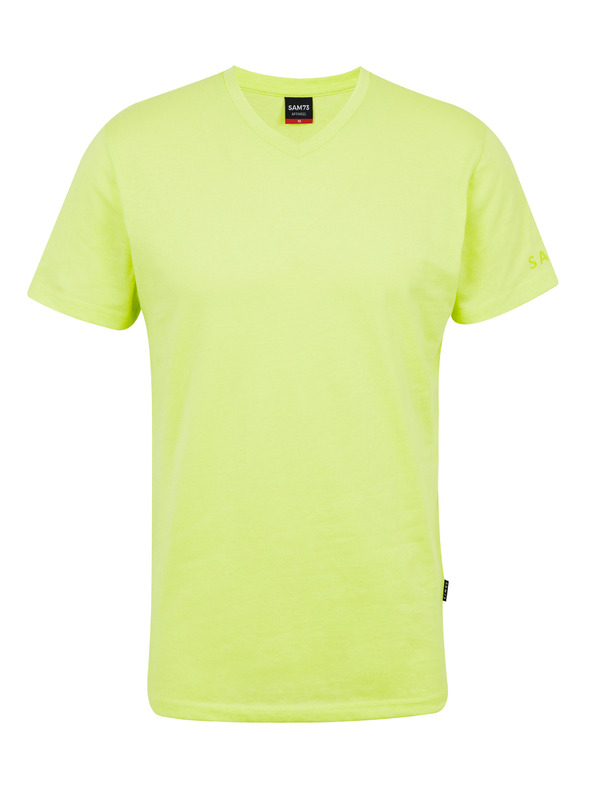 Sam 73 Neónovo žlté pánske tričko SAM 73 Leonard