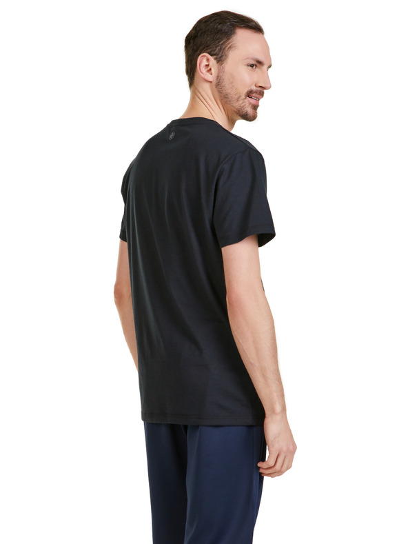 Sam 73 Čierne pánske tričko SAM 73 Leonard