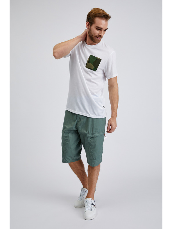 Sam 73 Biele pánske tričko SAM 73 Sean