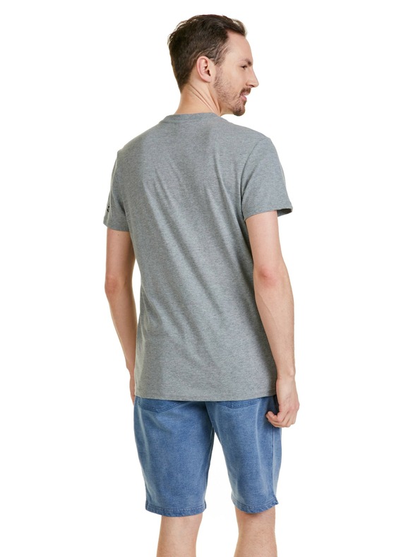 Sam 73 Šedé pánske tričko SAM 73 Larry