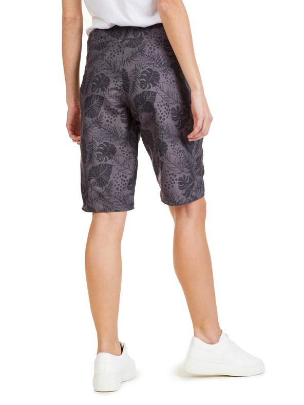 Sam 73 Tmavosivé dámske vzorované šortky SAM 73 Estella