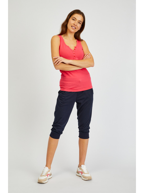 Sam 73 Tmavoružové dámske základné tielko SAM 73 India