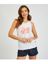 Sam 73 Biele dámske tielko SAM 73 Simone