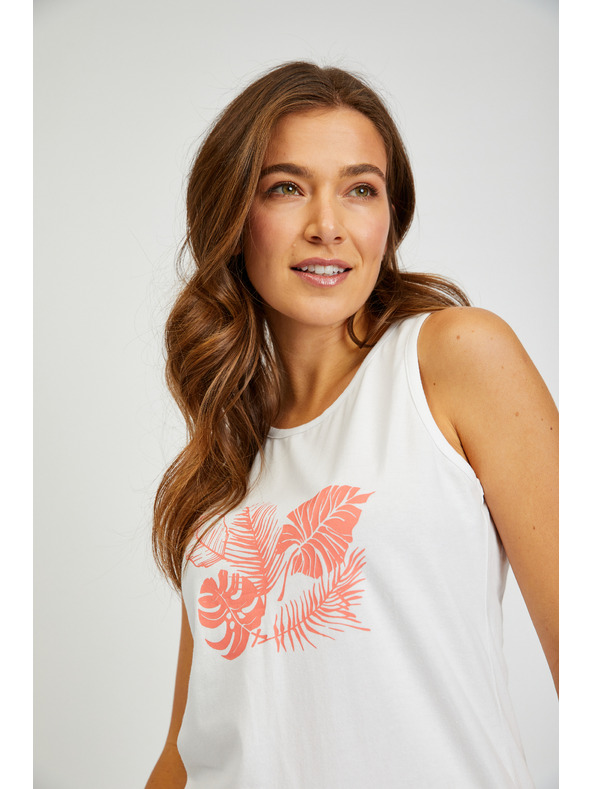 Sam 73 Biele dámske tielko SAM 73 Simone