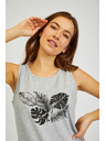 Sam 73 Šedé dámske tielko SAM 73 Simone