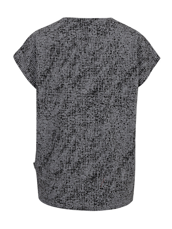 Sam 73 Tmavosivé dámske vzorované tričko SAM 73 Veronica