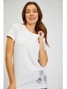 Sam 73 Biele dámske tričko SAM 73 Bethany
