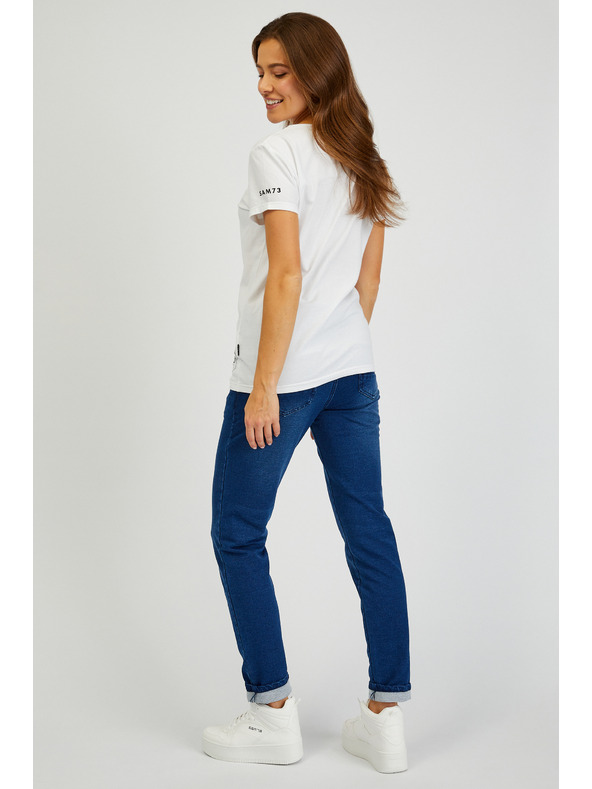 Sam 73 Biele dámske tričko SAM 73 Bethany