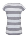 Sam 73 Bielo-sivé dámske pruhované tričko SAM 73 Elspeth