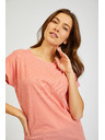 Sam 73 Oranžové dámske pruhované tričko SAM 73 Celeste