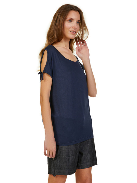 Sam 73 Tmavomodré dámske tričko SAM 73 Felicia