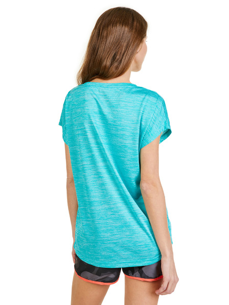 Sam 73 Tyrkysové dámske pruhované tričko SAM 73 Naska