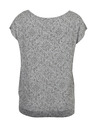 Sam 73 Svetlošedé dámske vzorované tričko SAM 73 Cindy
