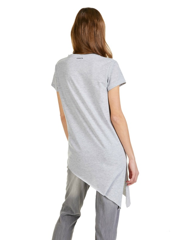 Sam 73 Svetlošedé dámske tričko SAM 73 Doreen