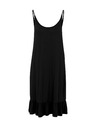 Sam 73 Čierne dámske šaty bez ramienok SAM 73 Alla
