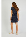 Sam 73 Tmavomodré dámske vzorované šaty SAM 73 Nika