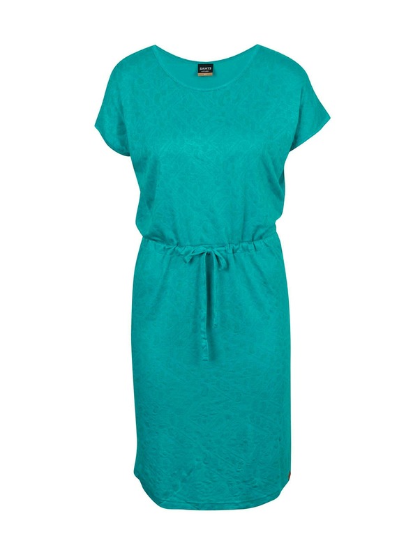 Sam 73 Tyrkysové dámske vzorované šaty SAM 73 Odette