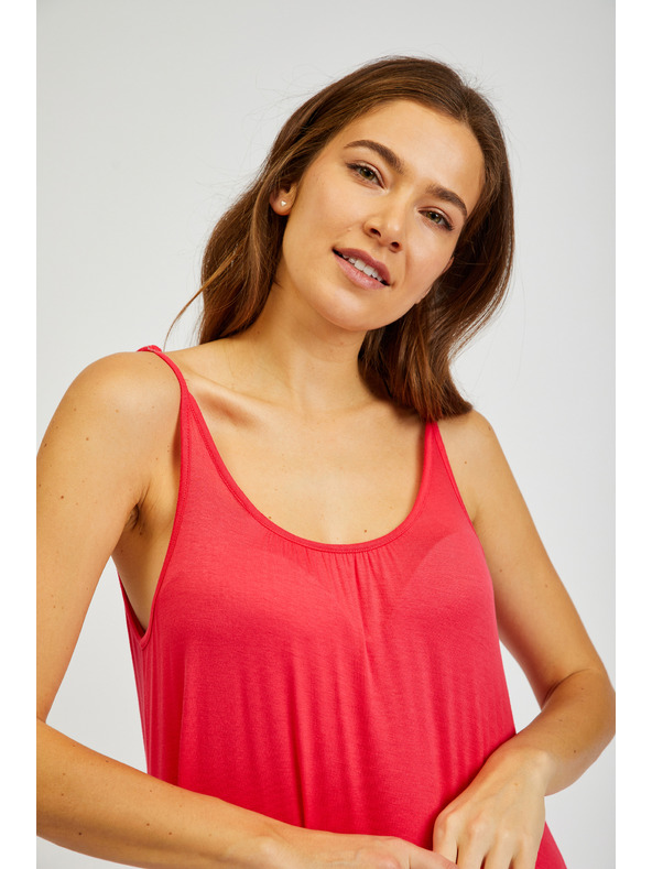 Sam 73 Tmavoružové dámske šaty na ramienka SAM 73 Alla