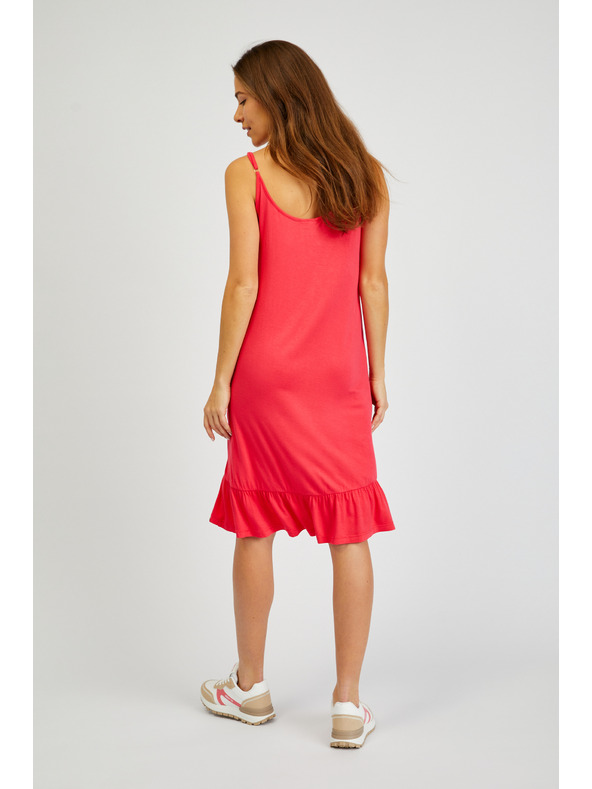 Sam 73 Tmavoružové dámske šaty na ramienka SAM 73 Alla