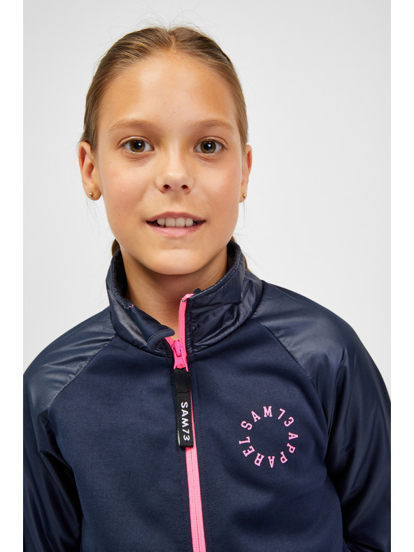 Sam 73 Tmavomodrá dievčenská mikina SAM 73 Angela