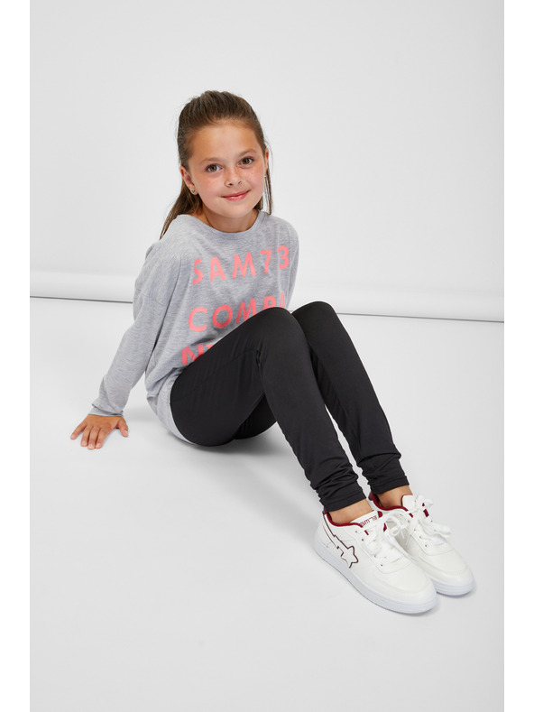 Sam 73 Šedé dievčenské tričko SAM 73 Kat