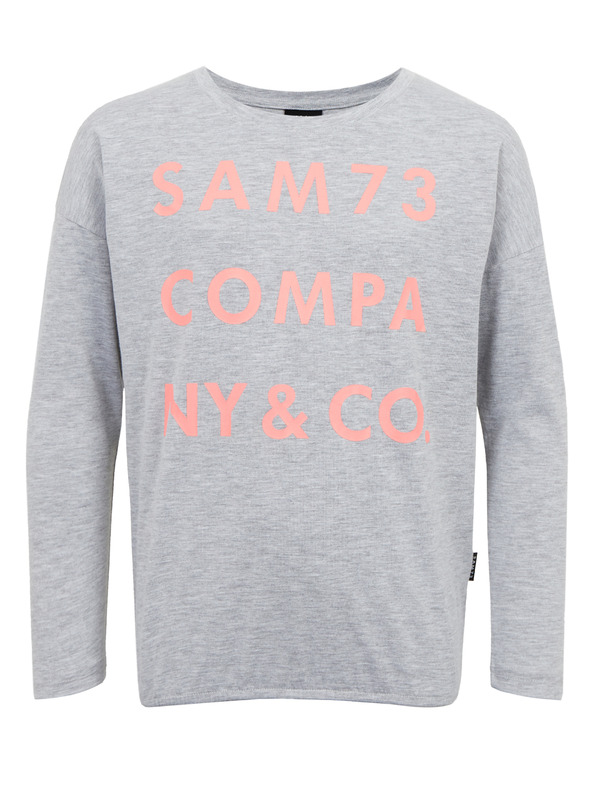 Sam 73 Šedé dievčenské tričko SAM 73 Kat