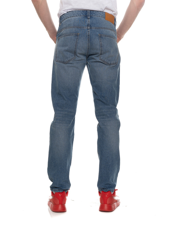 Sam 73 Modré pánske džínsy rovného strihu SAM 73