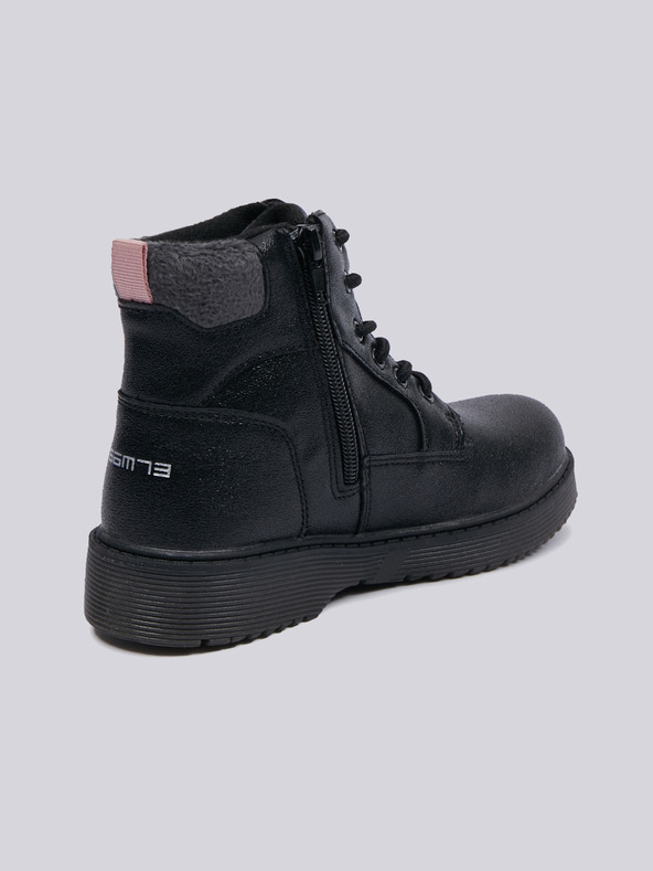 Sam 73 Čierne dievčenské členkové čižmy SAM 73 Thordia