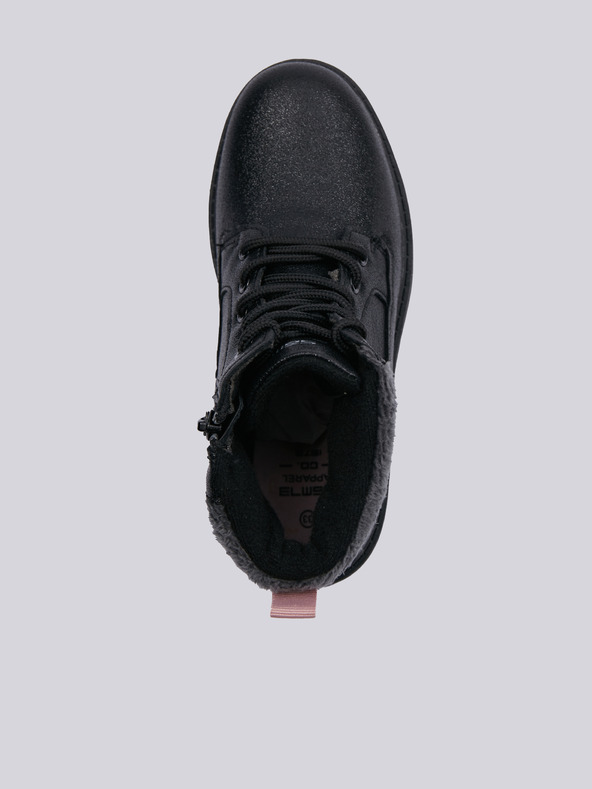 Sam 73 Čierne dievčenské členkové čižmy SAM 73 Thordia