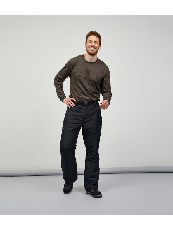 Sam 73 Čierne pánske lyžiarske nohavice SAM 73 Ord