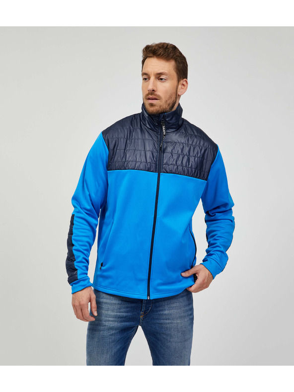 Sam 73 Modrá pánska mikina na zips SAM 73 Judin