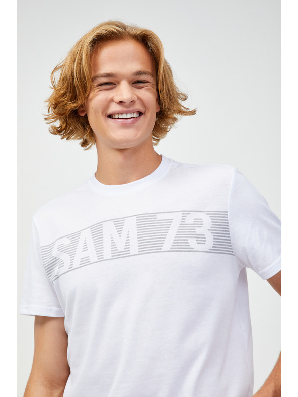 Sam 73 Biele pánske tričko SAM 73 Barry