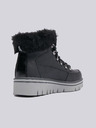 Sam 73 Čierna dámska zimná členková obuv SAM 73 Urubi
