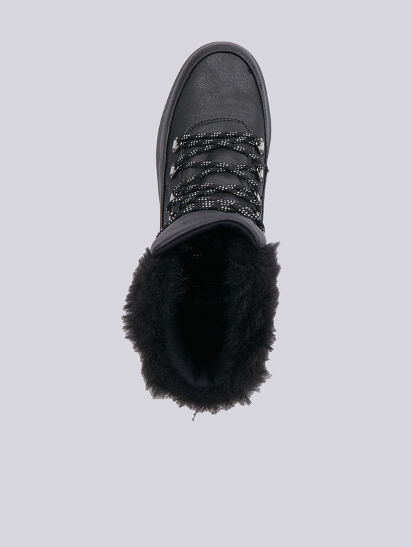 Sam 73 Čierna dámska zimná členková obuv SAM 73 Urubi