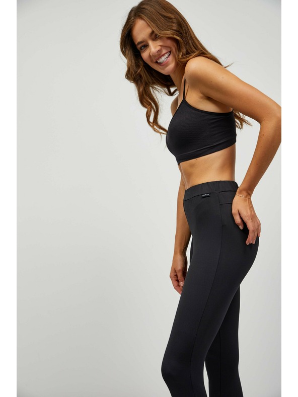 Sam 73 Čierne dámske skrátené legíny SAM 73 Gweha