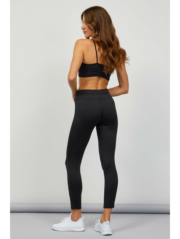 Sam 73 Čierne dámske skrátené legíny SAM 73 Gweha