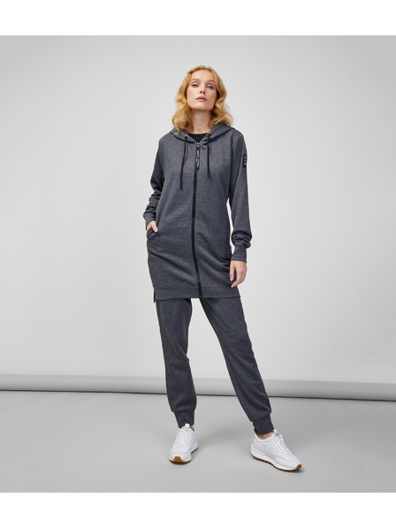 Sam 73 Šedá dámska žíhaná mikina so zipsom SAM 73 Drusilia