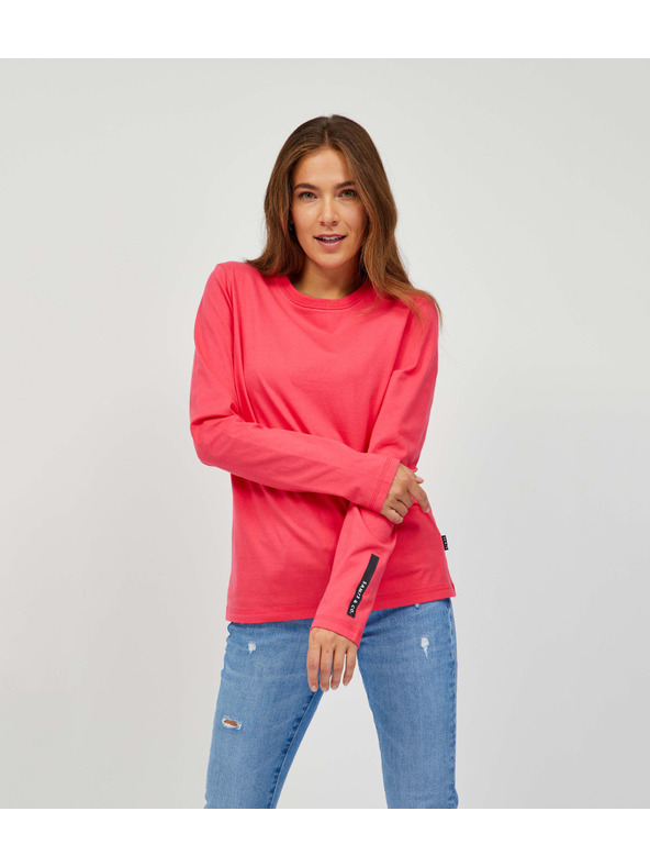 Sam 73 Tmavoružové dámske tričko s dlhým rukávom SAM 73 Sariol