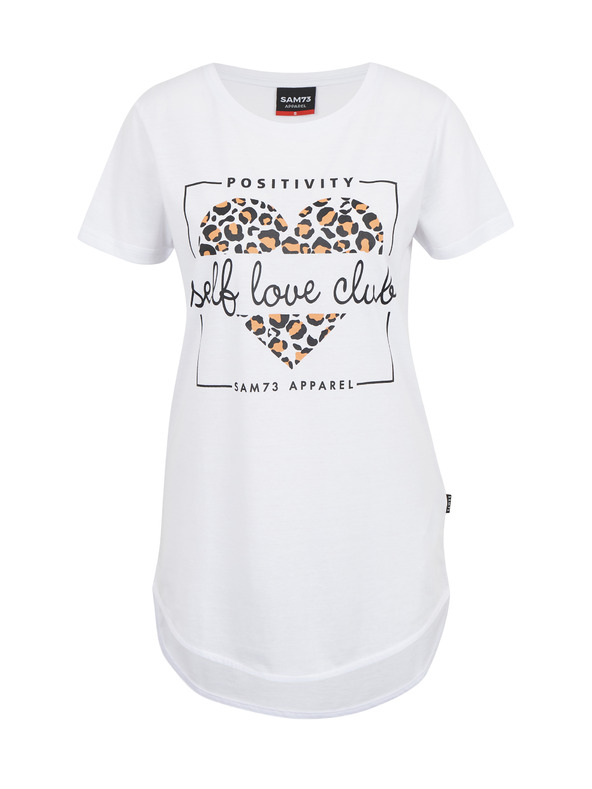 Sam 73 Biele dámske tričko SAM 73 Inathi