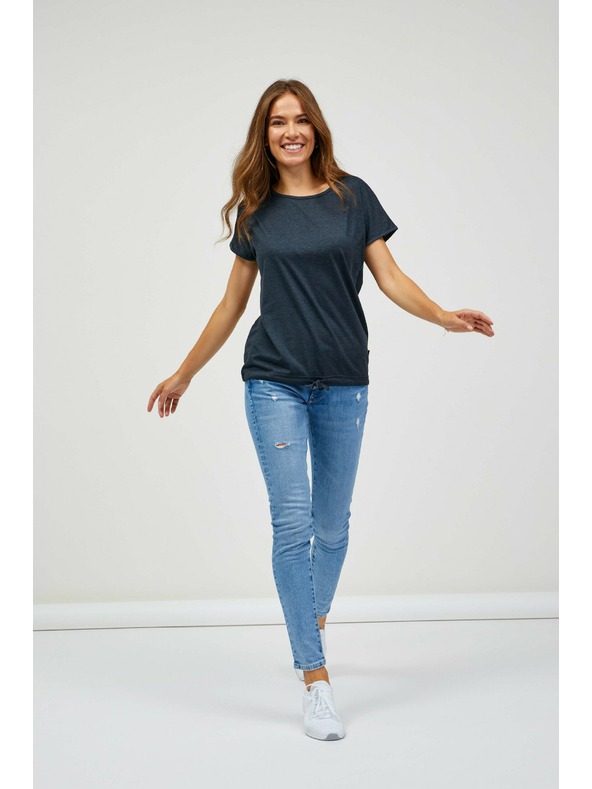 Sam 73 Čierne dámske tričko SAM 73 Kaufi