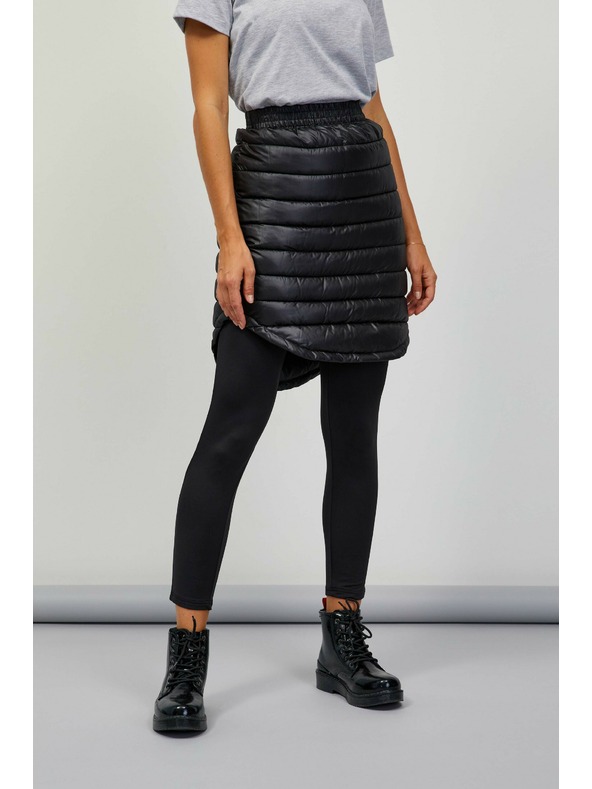 Sam 73 Čierna dámska prešívaná sukňa SAM 73 Colilo