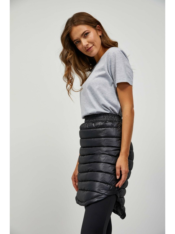 Sam 73 Čierna dámska prešívaná sukňa SAM 73 Colilo