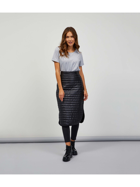 Sam 73 Čierna dámska prešívaná sukňa SAM 73 Denavi
