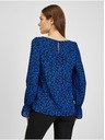 Orsay Čierno-modrá dámska kvetovaná blúzka ORSAY