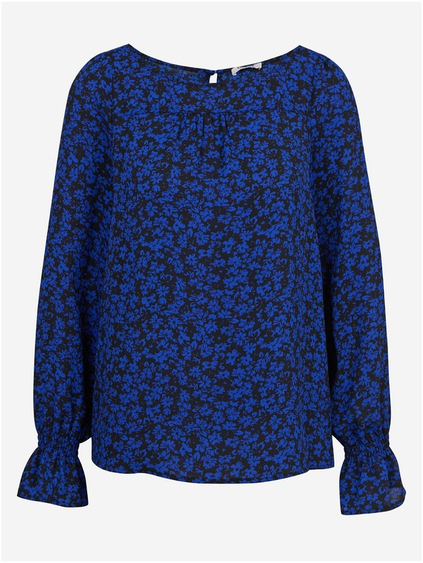 Orsay Čierno-modrá dámska kvetovaná blúzka ORSAY