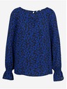 Orsay Čierno-modrá dámska kvetovaná blúzka ORSAY